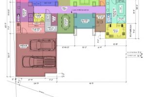 Creekside Traditional Main Floor Space Planning