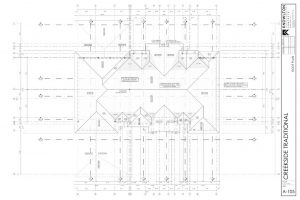 Creekside Traditional Roof Plan