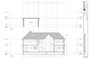 Creekside Traditional South Cross Section