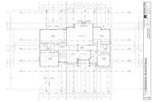 Creekside Traditional Upper Floor Framing Plan