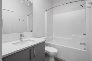 Contemporary Carriage House Guest Bath