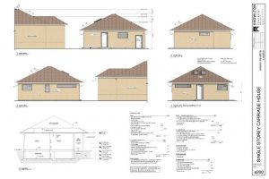 Single Storey Carriage House Elevations