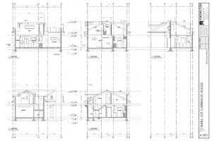 Infill Carriage House Sections