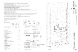Modern Farmhouse Site Plan